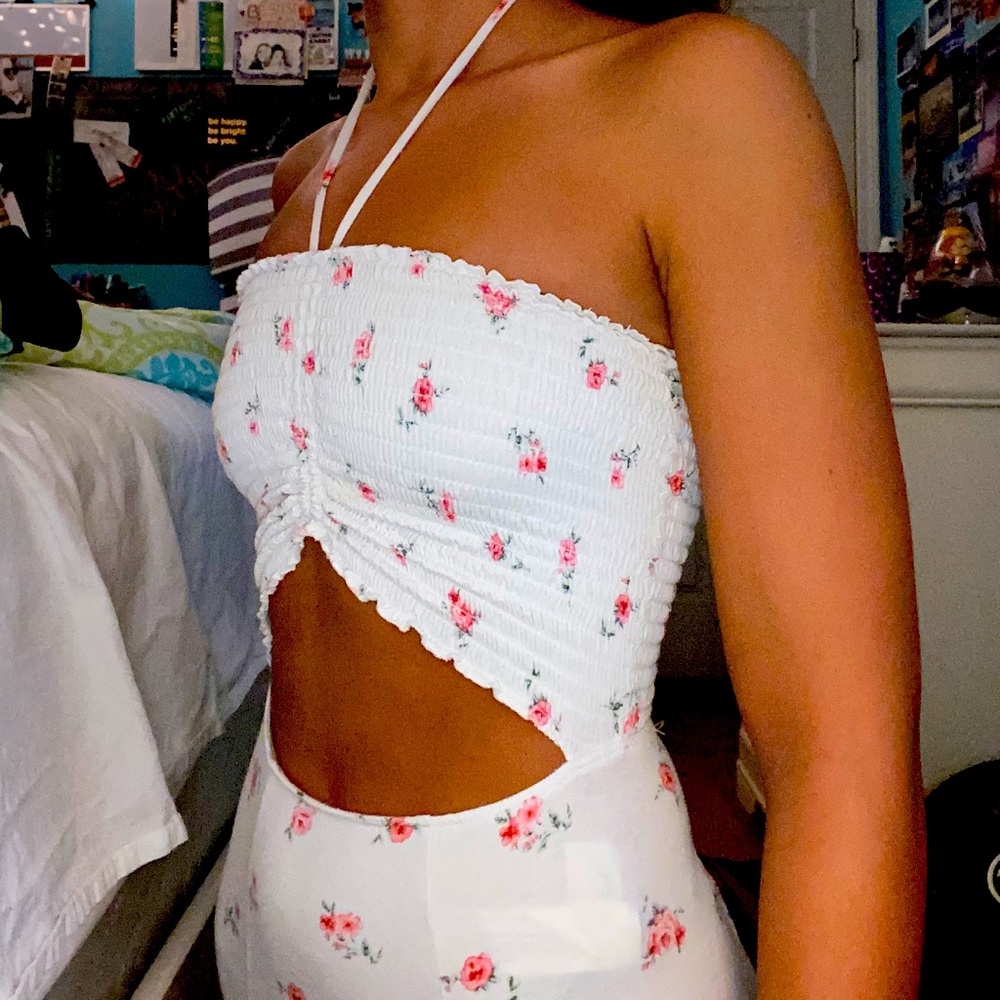 Forever 21 Floral Bodysuit
